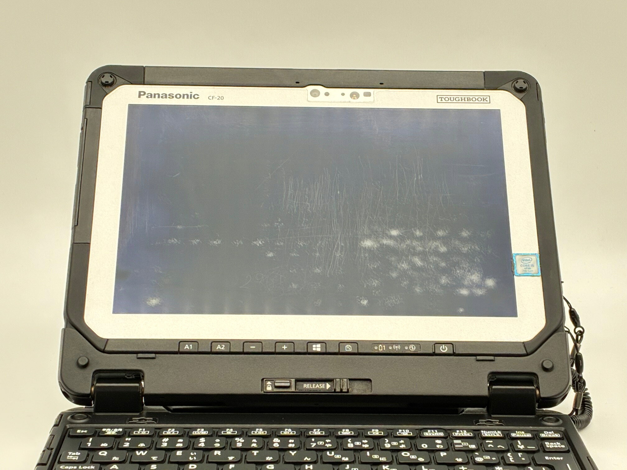 中古 2in1 タブレットPC Panasonic TOUGHBOOK CF-20 Core i5-7Y57 メモリ8GB SSD256GB 10.1型 WUXGA タッチパネル Windows10 Pro Webカメラ Office付き 頑丈 ノートパソコン ecodirect-10169772 ECOダイレクト サンプル画像3