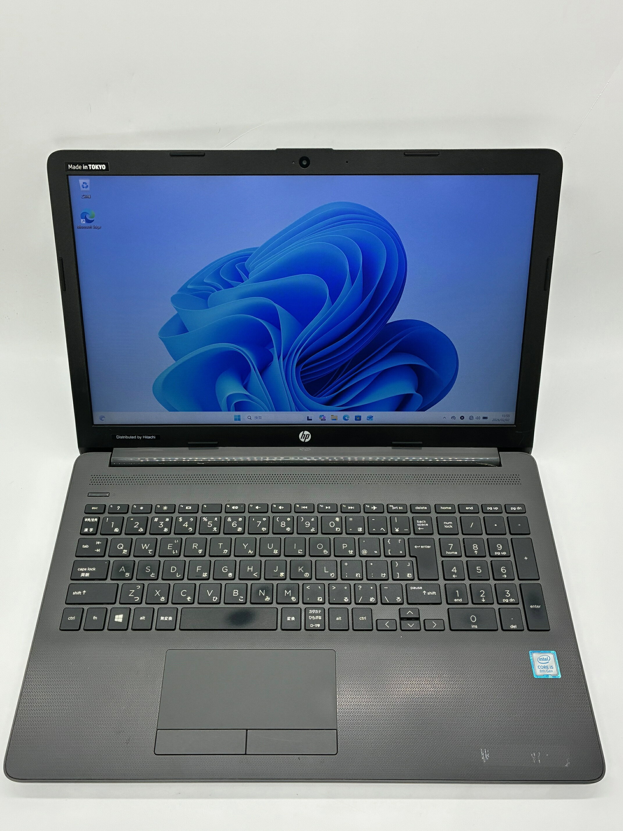 中古 HP 250 G7 Core i5-8265U 第8世代 メモリ8GB NVMe SSD256GB 15.6型 フルHD DVD Windows11 Pro テンキー Webカメラ HDMI ノートパソコン office付 ACアダプター付属