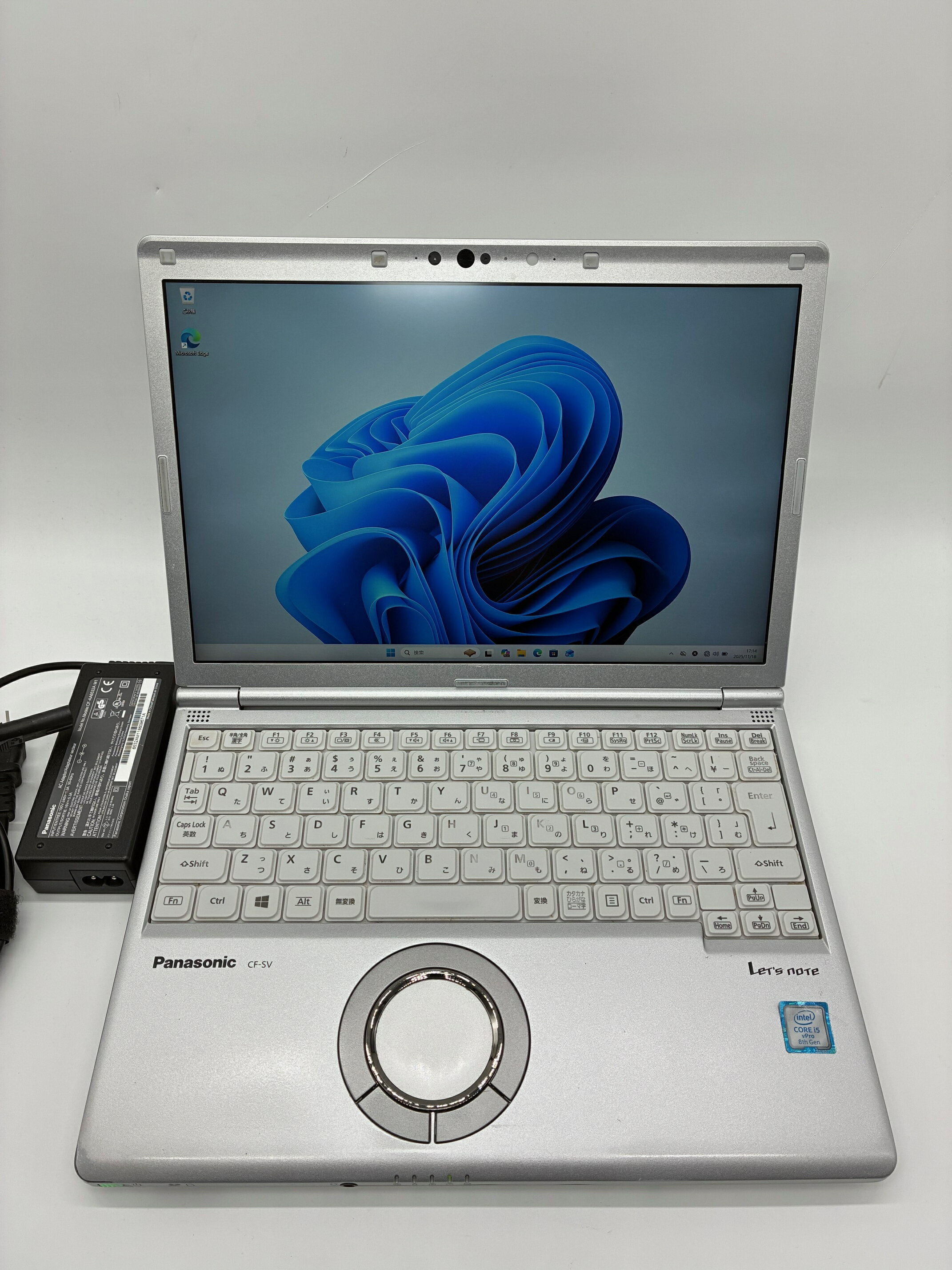 【中古 ノートパソコン】Panasonic Let's note CF-SV7 Core i5-8350U 第8世代 メモリ8GB SSD256GB Windows11 Pro 12.1インチ FHD+ Webカメラ 軽量 バッテリー90% HDMI USB-C