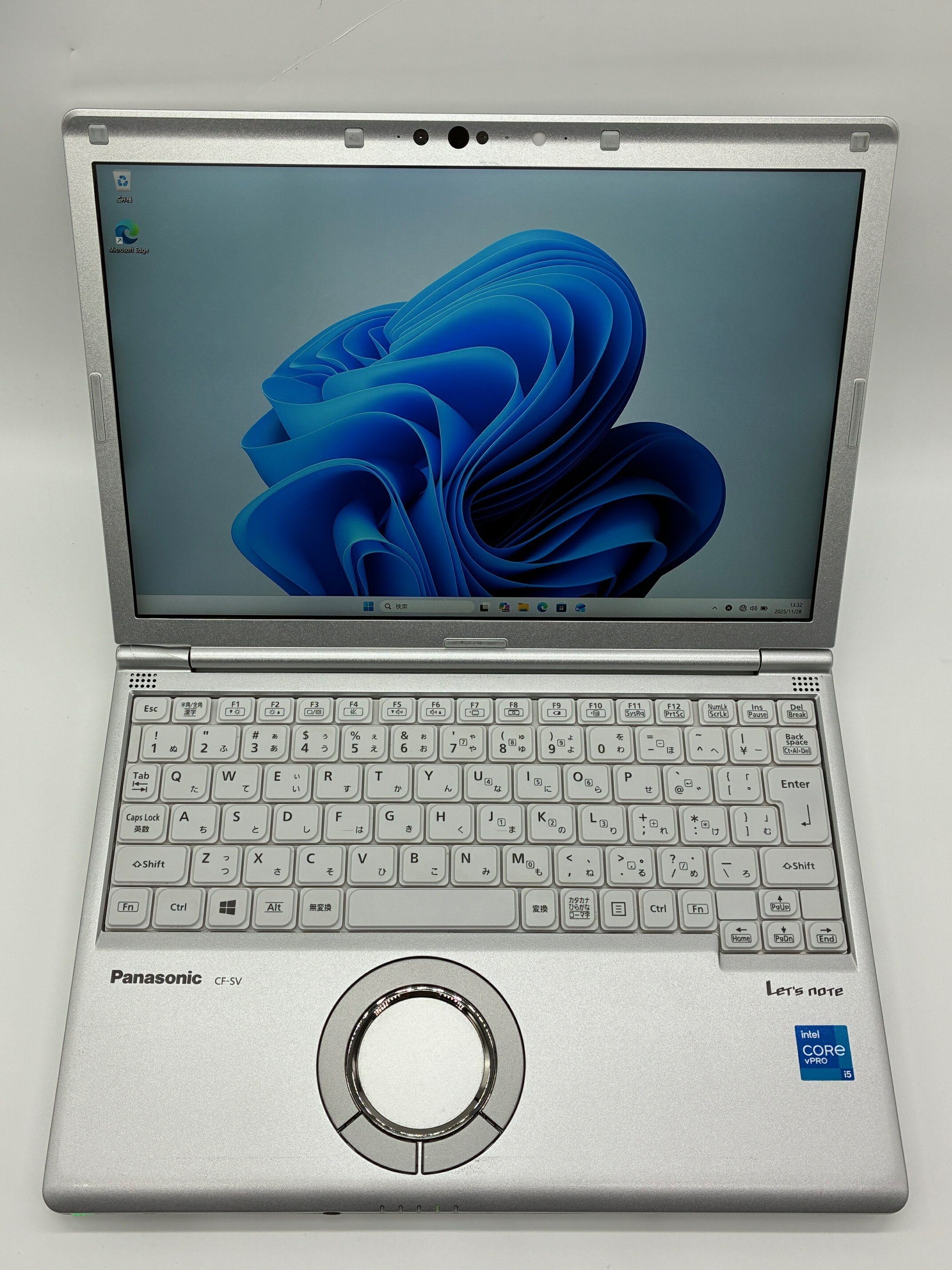 中古 ノートパソコン 第11世代 Panasonic Let's note CF-SV1RDEVS Core i5-1145G7/8GB/SSD256GB/12.1型/WUXGA/Windows11 Pro/Webカメラ バッテリー良好 レッツノート PC office付