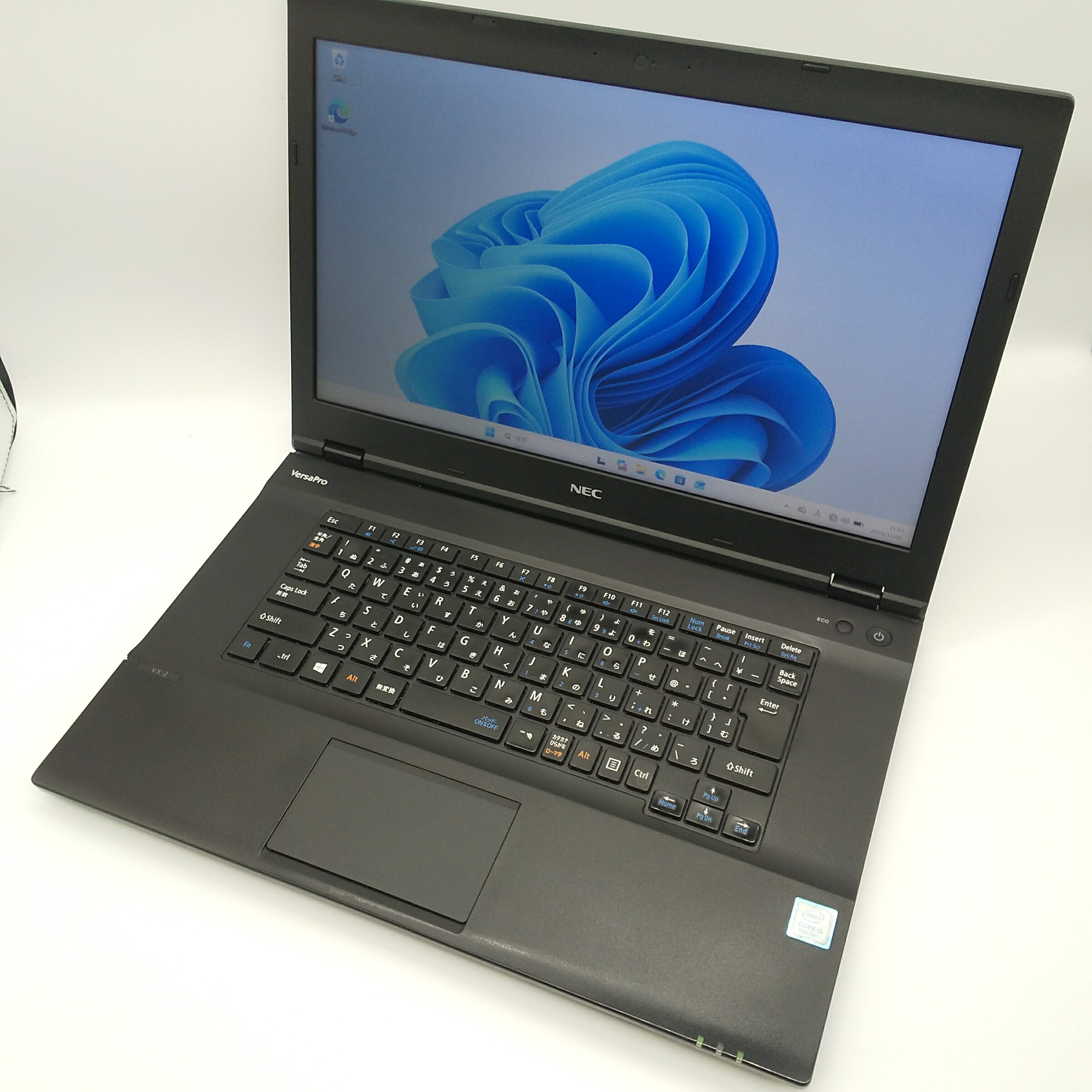 中古 ノートパソコン NEC VersaPro VX-2 PC-VKT16XZG2 Core i5-8250U 第8世代 メモリ16GB HDD500GB 15.6インチ Windows11 Pro DVD HDMI ビジネスノート 無線LANなし Webカメラなし