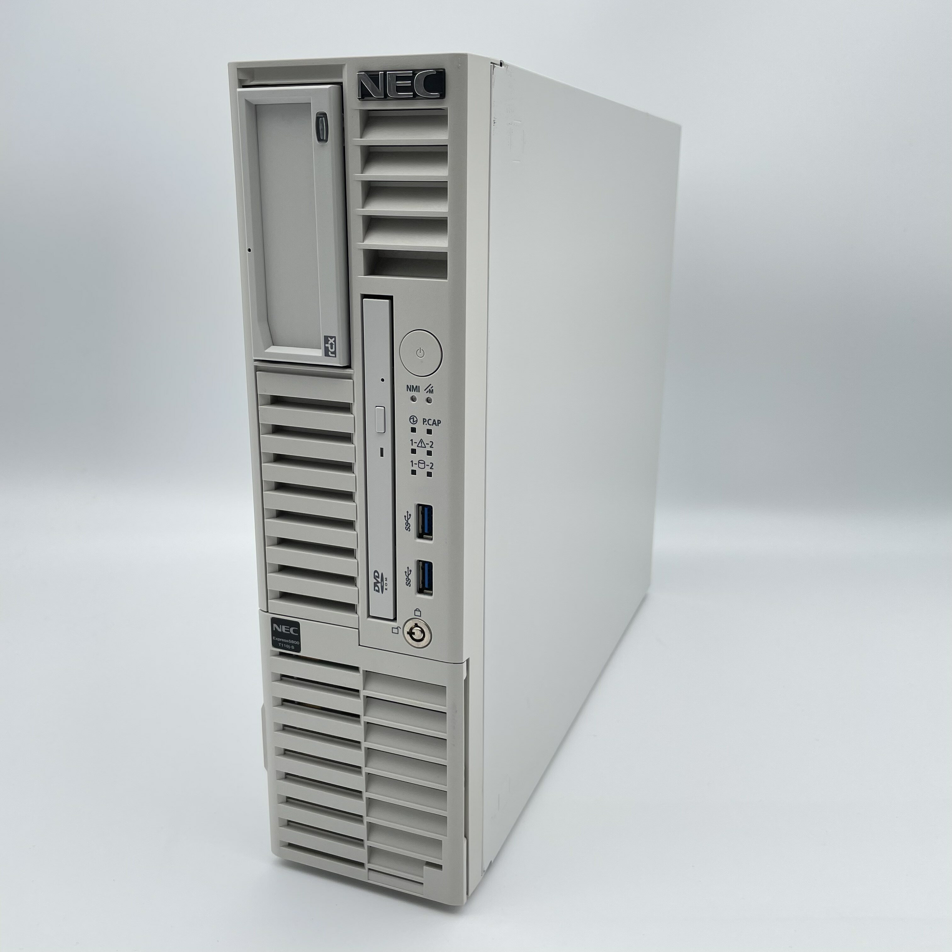 Other - 【中古】NEC Express5800/T110j-S Xeon E-2246G メモリ16GB HDD600GB×4 DVD-ROM 省スペース サーバー タワー型 Windows Server 2019 COA付 法人向け