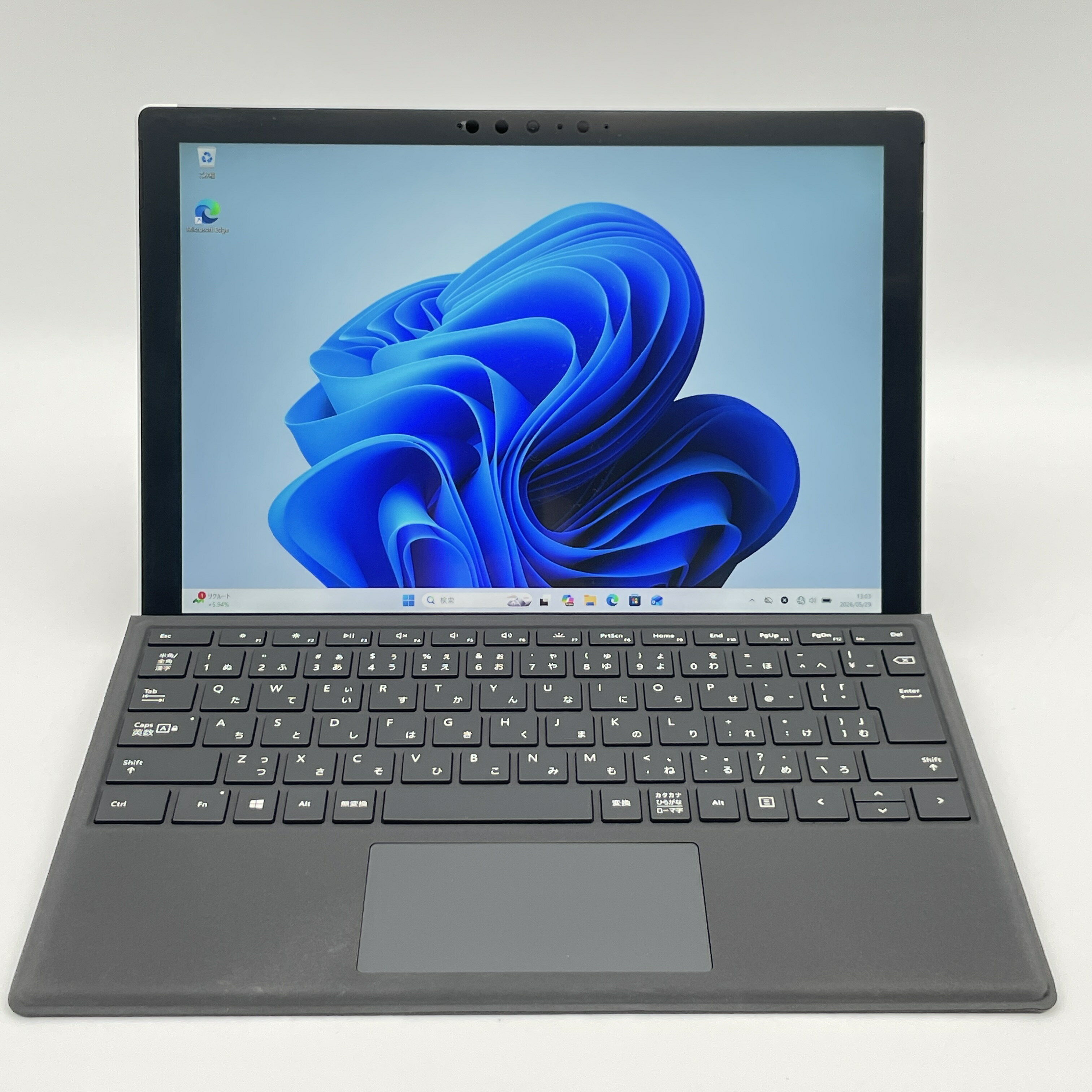 中古 Microsoft Surface Pro 7 Core i5-1035G4 第10世代 メモリ8GB NVMe SSD256GB 12.3型 2736×1824 Windows11 Pro Webカメラ Bluetooth USB-C WPS Office付き タブレット ノートパソコン 純正キーボード付