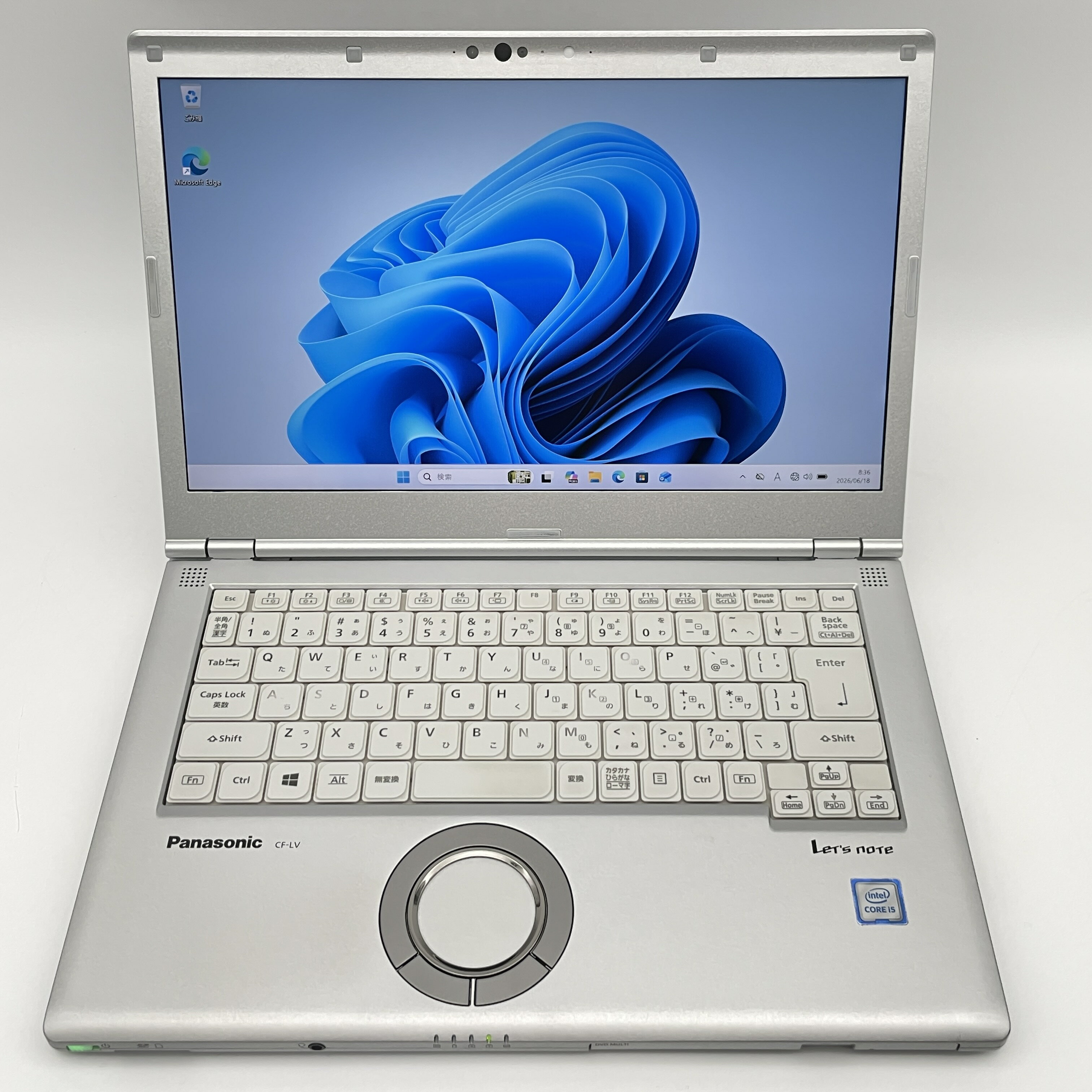 Panasonic Let's note CF-LV8 Core i5-8265U メモリ8GB SSD256GB DVDマルチ 14型 フルHD Windows11 Pro Webカメラ Bluetooth HDMI USB-C 顔認証 Office付き ノートパソコン レッツノート
