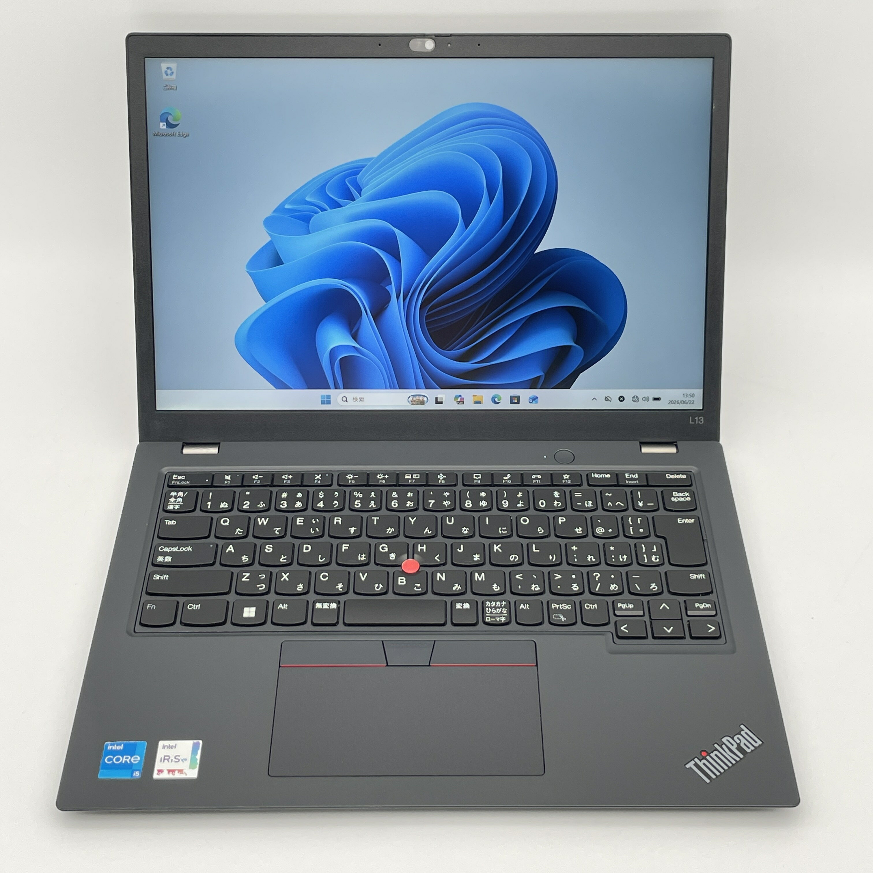 Lenovo ThinkPad L13 Gen3 Core i5-1235U 第12世代 メモリ16GB SSD256GB 13.3インチ WUXGA 1920×1200 Windows11 Pro 顔認証 Webカメラ Bluetooth Type-C HDMI WPS Office付き