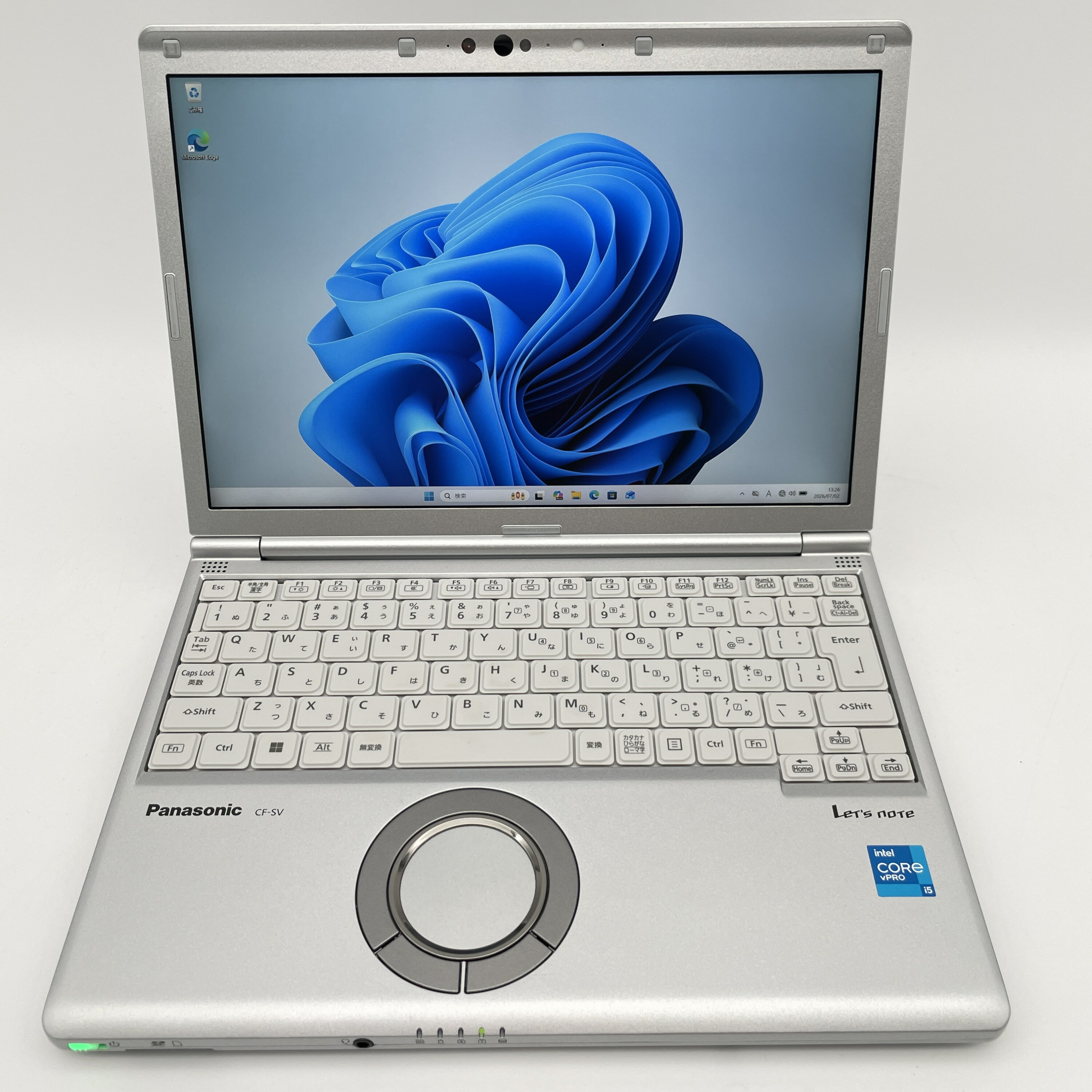 中古 Panasonic Letsnote CF-SV Core i5-1145G7 メモリ8GB SSD256GB 12.1インチ WUXGA Windows 11 Pro Webカメラ バッテリー良好 WPS Office付き CF-SV1RDEVS ノートパソコン