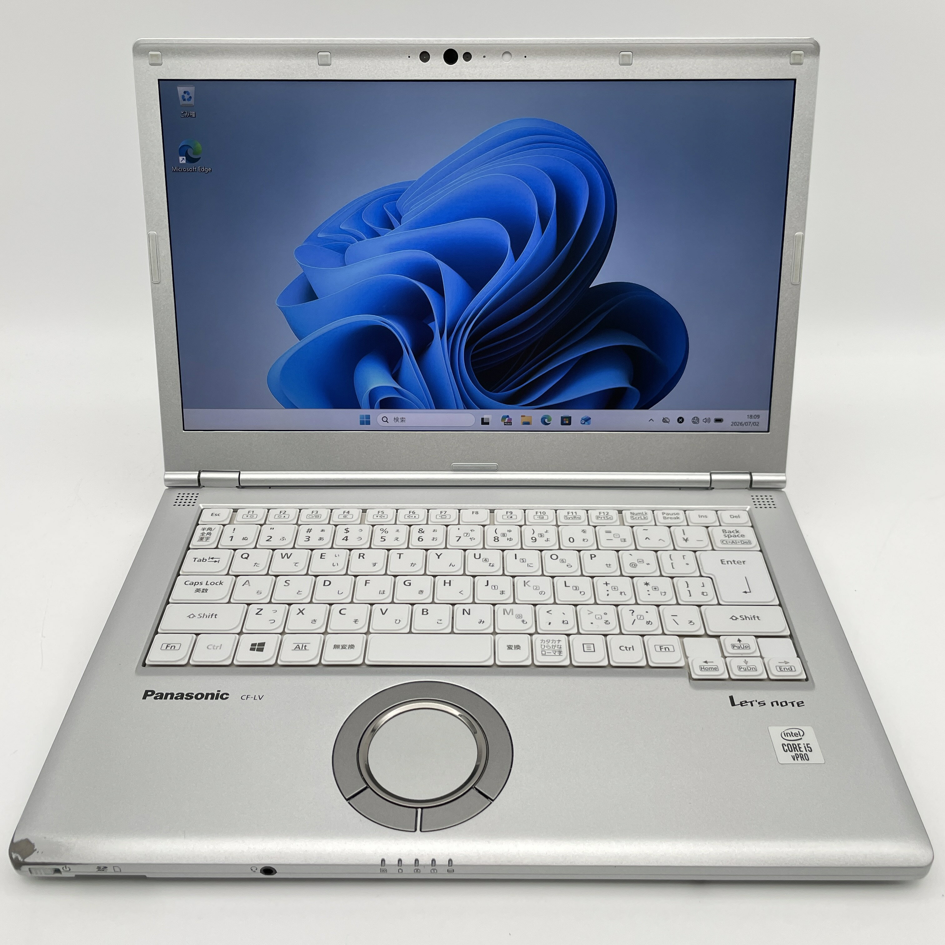 中古 Panasonic Let'snote CF-LV Core i5-10310U メモリ8GB SSD256GB 14.0インチ FHD Windows 11 Pro Webカメラ バッテリー良好 WPS Office付き CF-LV9RDHVS ノートパソコン