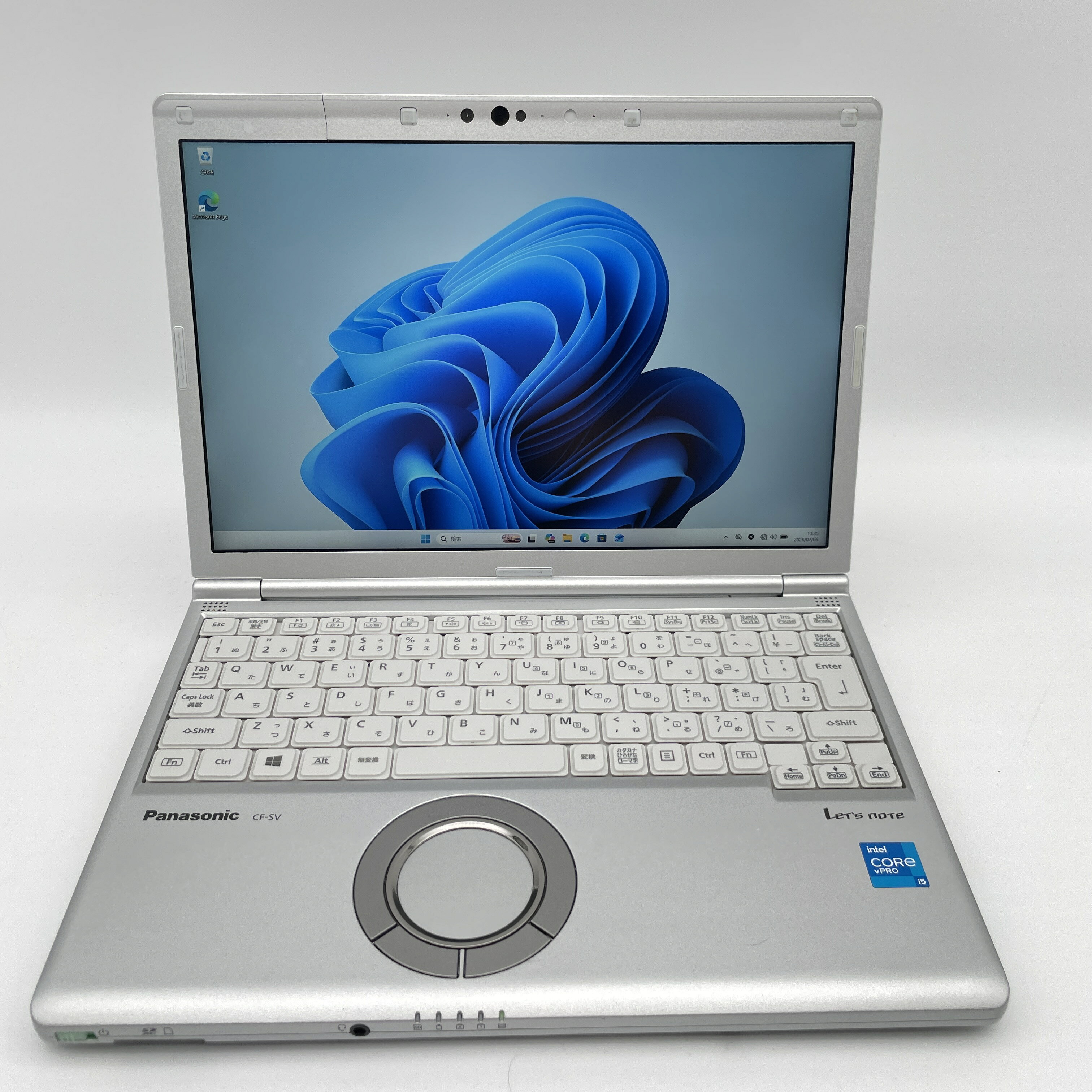 中古 Panasonic Let'snote CF-SV Core i5-1145G7 メモリ8GB SSD256GB 12.1インチ WUXGA Windows 11 Pro Webカメラ バッテリー良好 WPS Office付き CF-SV1RDEVS