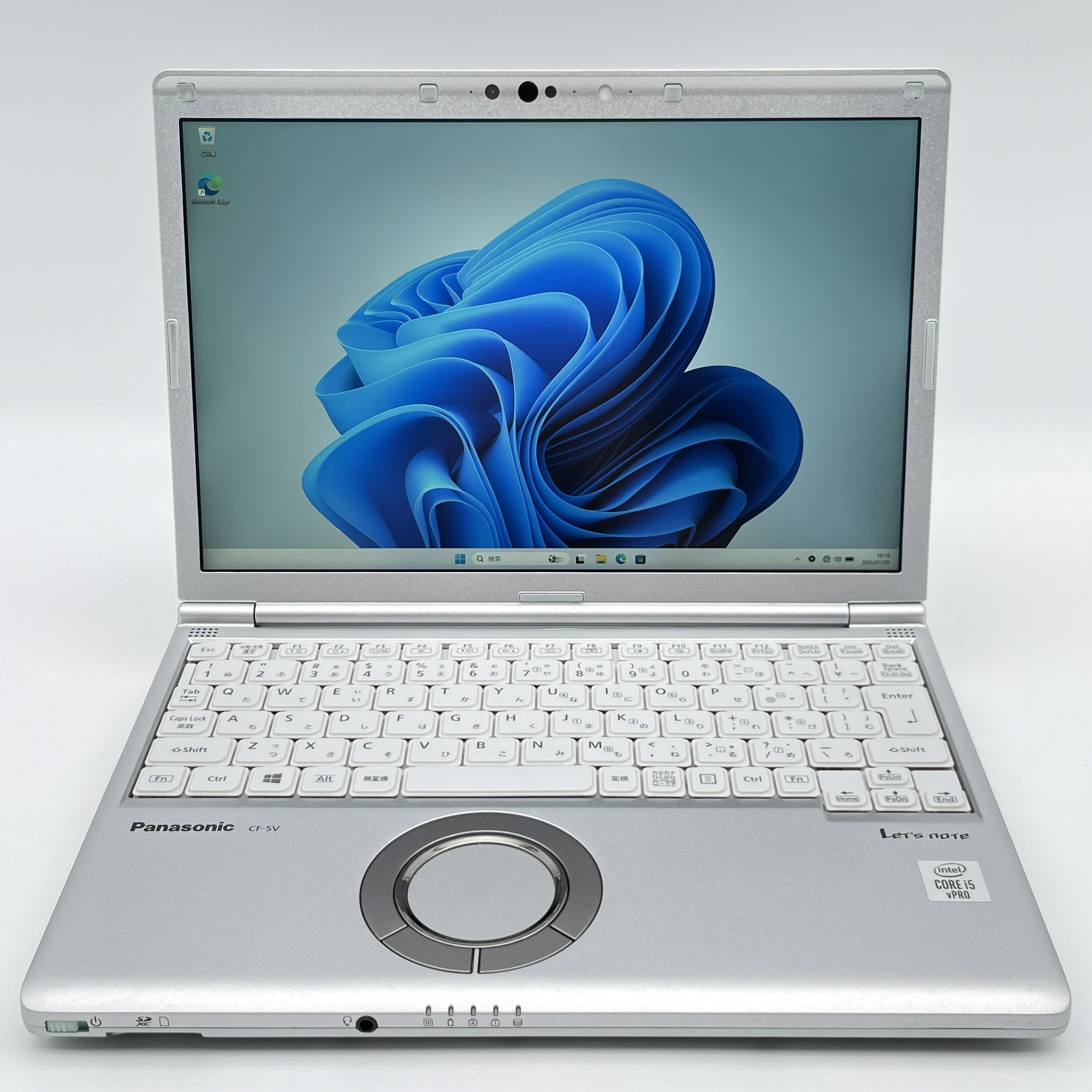 Panasonic Let'snote CF-SV Core i5-10310U メモリ8GB SSD256GB 12.1インチ WUXGA Windows 11 Pro Webカメラ バッテリー良好 WPS Office付き CF-SV9RDLVS