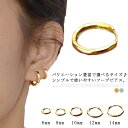 送料無料 ピアス フープ 金属アレルギー 片耳用 フープピアス 1個 片耳 小ぶり ワンタッチリング サークル シルバー925 S925 小さめ 極小 リング 大ぶり 大きめ ペア アクセサリー おしゃれ 可愛い レディース メンズ シンプル キャッチ つけっぱなし 軽い