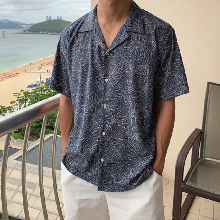 半袖シャツ メンズ 薄手 カジュアルシャツ トップス 花柄シャツ アロハシャツ 男性シャツ アロハシャツ レディース 花柄 開襟シャツ ハワイアン ビーチ 総柄 サマーシャツ 夏服 レトロ 夏物 夏 夏服 カジュアルシャツ リゾート 海 サーフ系 ペア オープンカラー 軽量