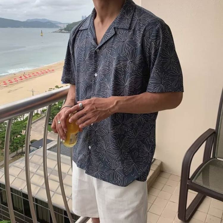半袖シャツ メンズ 薄手 カジュアルシャツ トップス 花柄シャツ アロハシャツ 男性シャツ アロハシャツ レディース 花柄 開襟シャツ ハワイアン ビーチ 総柄 サマーシャツ 夏服 レトロ 夏物 夏 夏服 カジュアルシャツ リゾート 海 サーフ系 ペア オープンカラー 軽量