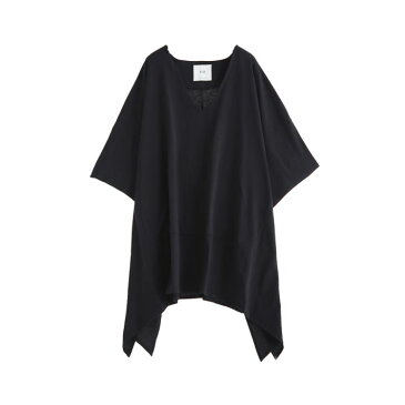 Vネック Tシャツ 送料無料 レディース ゆったり 半袖 カットソー ドルマンスリーブ トップス スリット イレヘム Vネック 体型カバー 着痩せ おしゃれ ゆるT