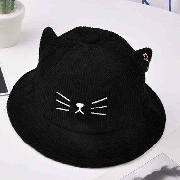 送料無料 子供用帽子 ハット コーデュロイハット 女の子 男の子 50-52cm キッズ キャップ お出かけ 旅行 アウトドア 熊 ダック 猫 動物飾り アクセサリー 防風 キュート 防寒 無地 かわいい 春秋冬 新作