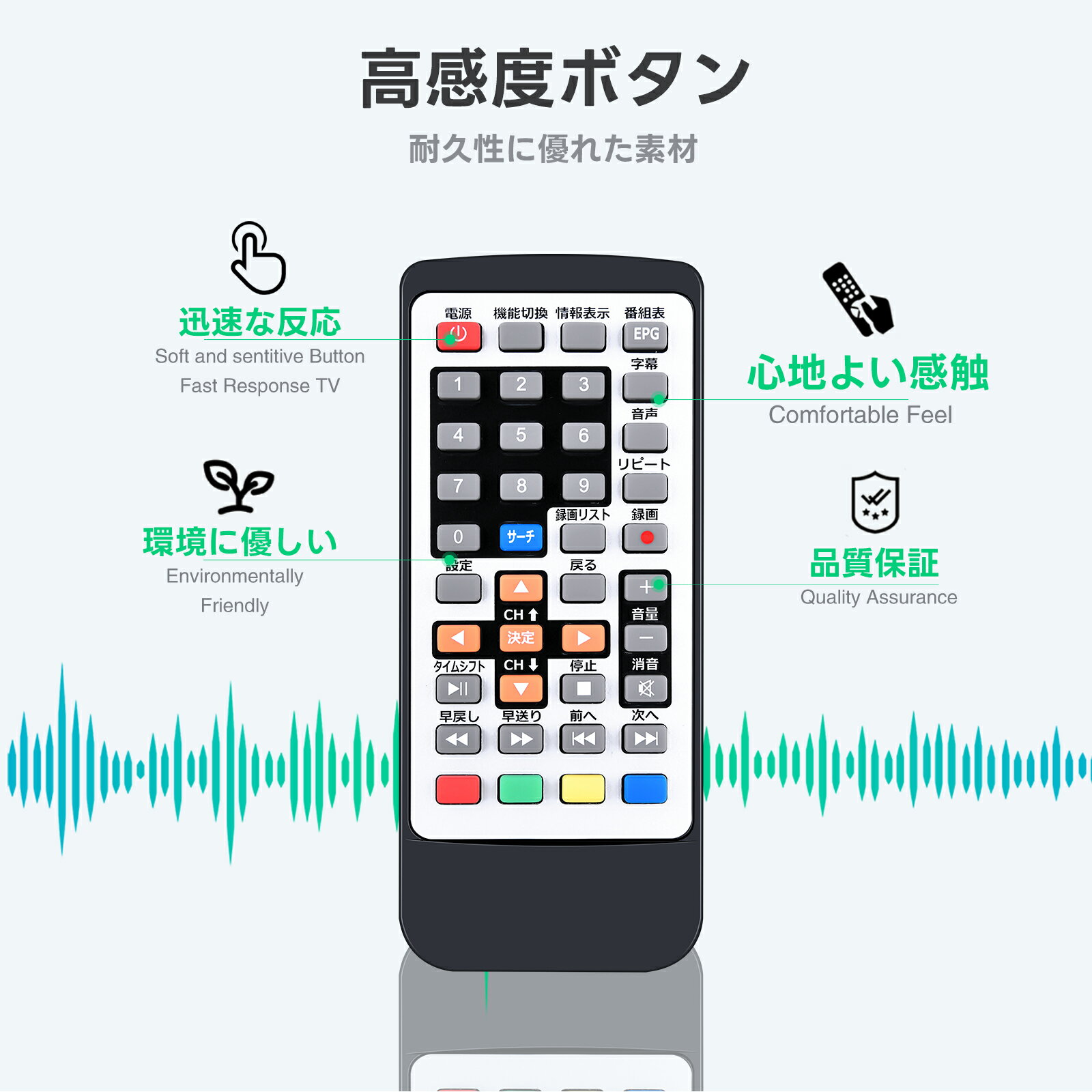 テレビリモコン for Tingu TKUIN...の紹介画像2