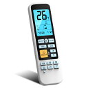 エアコンリモコン 汎用 エアコン汎用リモコン 11社共通--コロナ ダイキン 富士通 日立 三菱 パナソニック ナショナル サンヨー NEC シャープ 東芝 対応 バックライト機能付き