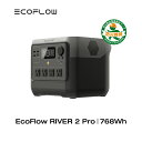 EcoFlow ポータブル電源 リン酸鉄 長寿命 1.2hフ