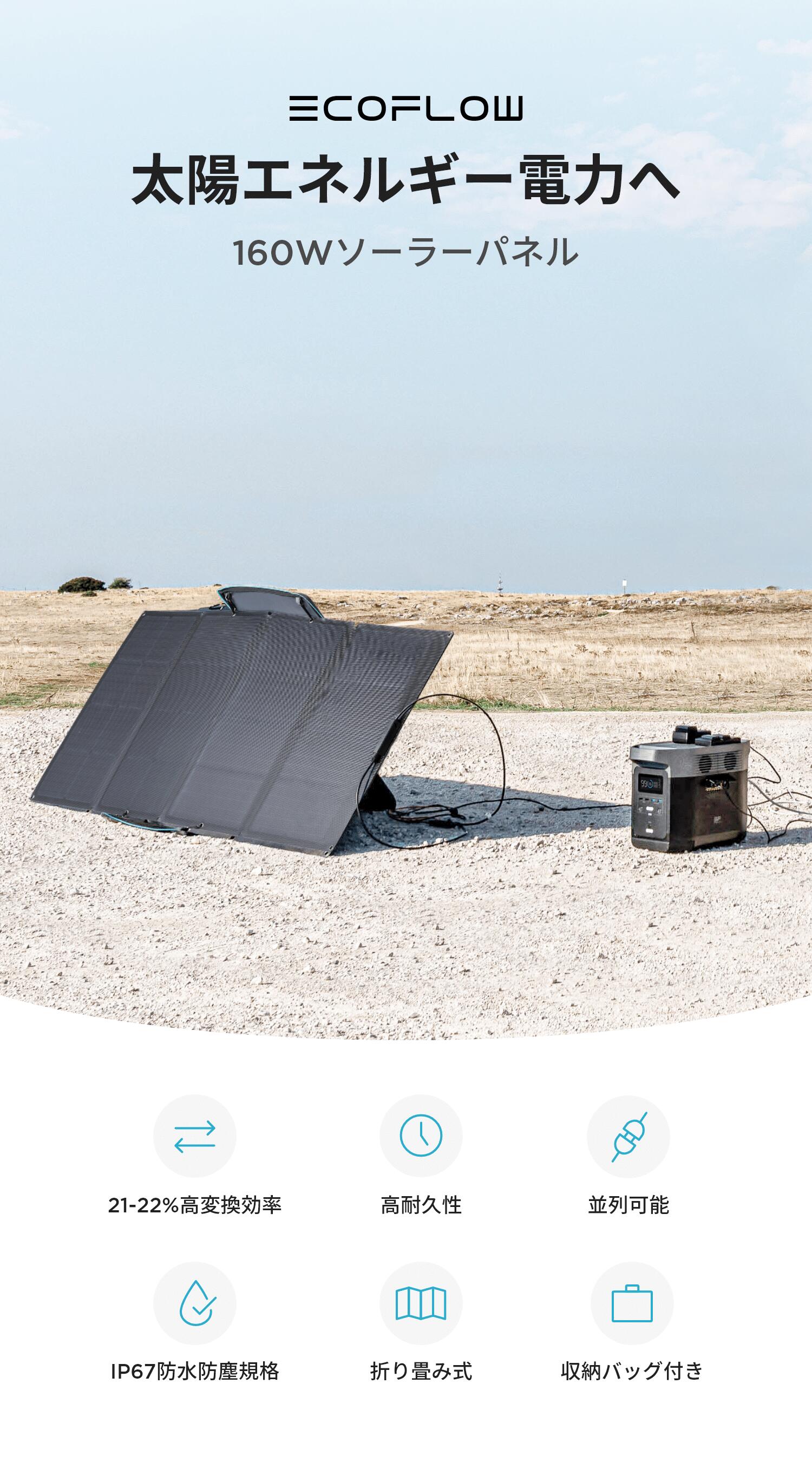 【安心の公式ショップ】ソーラーパネル 折り畳み ポータブル電源 ソーラー充電 防災グッズ キャ…(42,900円 / EcoFlow公式楽天