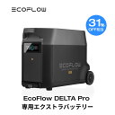 【開店3周年お祝い クーポン併用で226,000円 4/25まで】EcoFlow DELTA Pro専用エクストラバッテリー 3600Wh 大容量 ポータブル電源 アプリ対応 急速充電 非常用電源 車中泊 防災グッズ 停電対策 発電機 家庭用蓄電池 バッテリー 拡張バッテリー キャンプ エコフロー