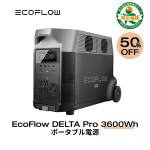 ڿꡪ50%OFFݥѤ220,000!5/9 20EcoFlow ݡ֥Ÿ Ŵ  Ĺ̿ DELTA Pro 3600Wh/1,125,000mAh   ȯŵ ݡ֥Хåƥ꡼ ® 3.1hե뽼 ץб ɺҥå  AC3000W  ɺ ե