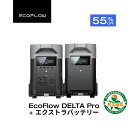 【クーポン利用で336,105円 7/13~】EcoFlow ポータブル電源セット DELTA Pro 3600Wh +専用エクストラバッテリー 大容量 3.1...
