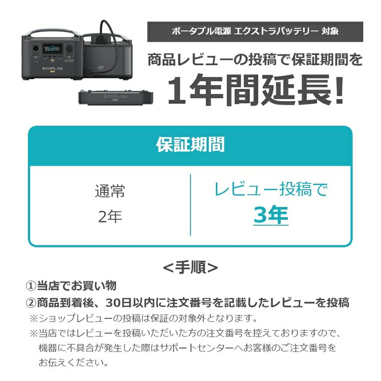 【8/11(水)01:59までクーポン利用で24970円→21970円】EcoFlow RIVER 専用エクストラバッテリー ポータブル電源 288Wh AC出力600W(瞬間最大1200W) 急速充電 アプリ遠隔操作 非常用電源 車中泊 防災グッズ 停電対策 バッテリー 純正弦波 キャンプ アウトドア通販格安セール情報 楽天 通販