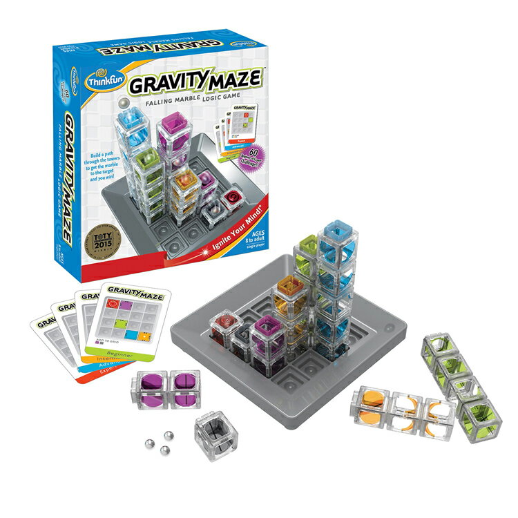 グラビティ メイズ GRAVITY MAZE 正規輸入品立体的に考え正解を導き出す重力迷路ゲームThinkFun シンクファン 脳トレ 知育 玩具 ボードゲーム 子供 大人 パズル おもちゃ 誕生日 クリスマス 宅配便送料無料