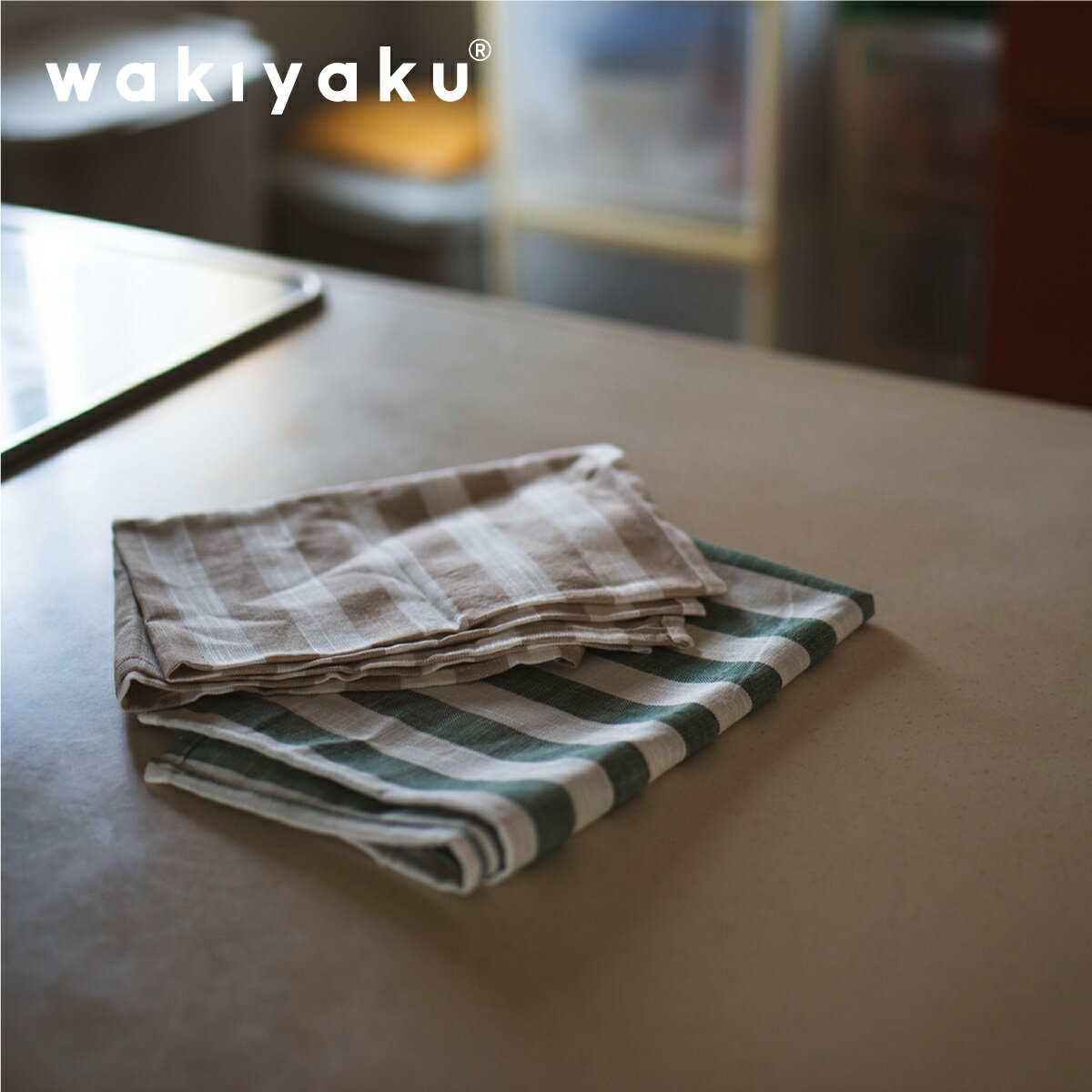 在庫処分！ 大判 リネン & コットン ディッシュクロス キッチンクロス 速乾 布巾 皿拭き 70×50cm 大きい リネン 大判サイズ 食器拭き クロス キッチンタオル シンプル 北欧 布巾 ふきん キッチン用品 手拭いネコポス送料無料のサムネイル