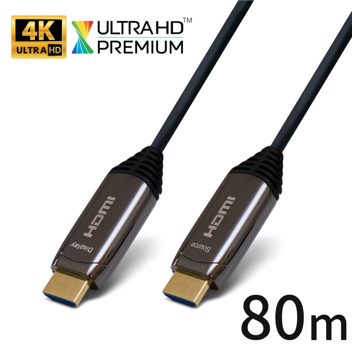 HDMIP[u 80m 4K@60Hz 18Gbps]4K Ultra HD Premium Ή500ۏ؁100ۏؑz 