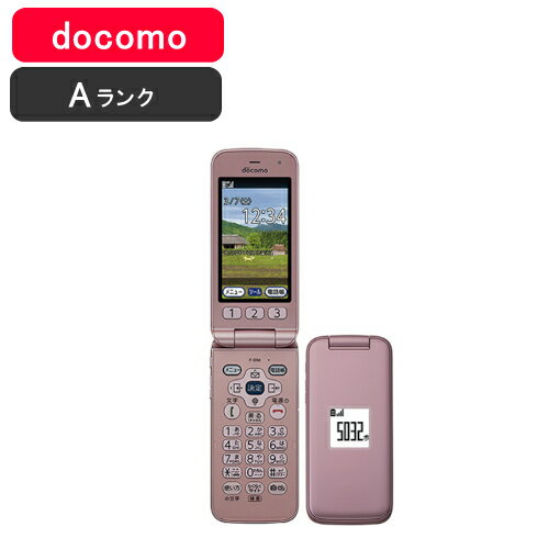 【13時まで土日祝日も即日発送】【超美品 保証】docomo F-01M [Aランク/ピンク] [らくらくホン] 激安 白ロム 敬老の日 プレゼント シニア 初心者[中古 ガラケー] 本体 富士通 フジツー