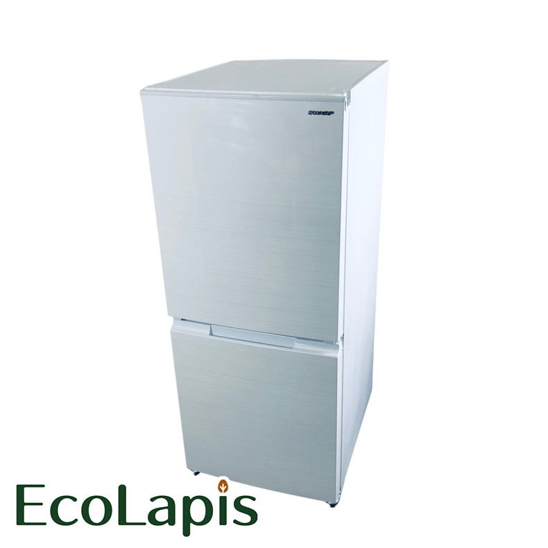 【中古】 【期間限定 12/3まで！★楽天ポイント10倍】 【自社配送エリア内限定】 シャープ SHARP 冷蔵庫 2021年製 2ドア 152L ホワイト ファン式 両方開き SJ-D15G-W 一人暮らし 大きめ 奥行60cm以下 送料無料 設置無料 地域限定 埼玉 東京 千葉 神奈川 RANK_B