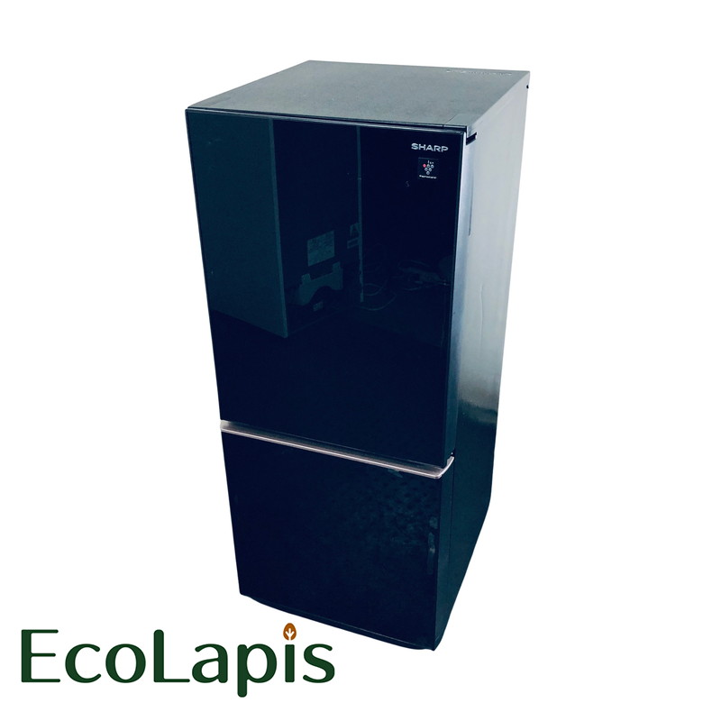 【中古】 【期間限定 12/3まで！★楽天ポイント10倍】 【自社配送エリア内限定】 シャープ SHARP 冷蔵庫 2019年製 2ドア 137L ブラック ファン式 両方開き SJ-GD14E-B 一人暮らし 奥行60cm以下 送料無料 設置無料 地域限定 埼玉 東京 千葉 神奈川 RANK_B