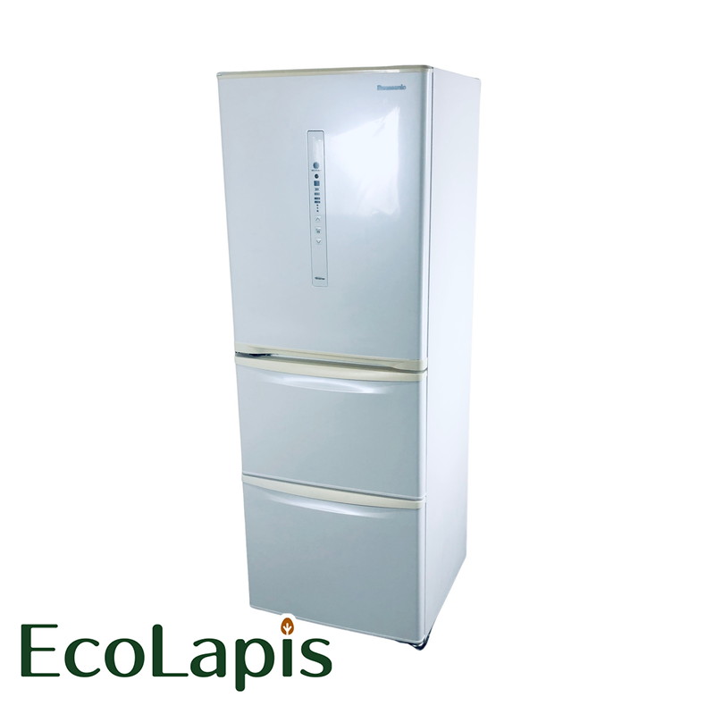【中古】 【期間限定 12/3まで！★楽天ポイント10倍】 【自社配送エリア内限定】 パナソニック 冷蔵庫 2019年製 3ドア 335L ホワイト ファン式 左開き NR-C340CL-W ファミリー 大型 奥行 65 以下 300L以上 送料無料 設置無料 地域限定 埼玉 東京 千葉 神奈川 RANK_B
