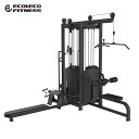 4スタックマルチステーション【エコレコフィットネス】 ウェイトスタック 業務用トレーニングマシン 器機 フィットネスマシン ケーブルマシン
