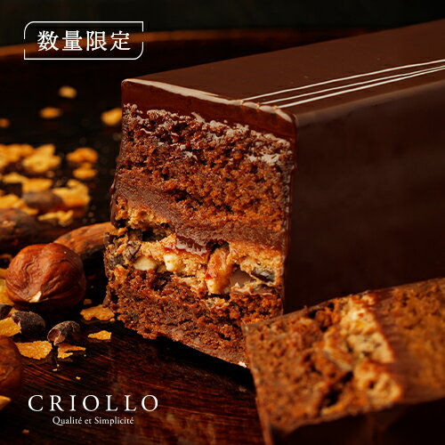 【トレゾー10周年！】【数量限定】トレゾー・プラリネ・ザクザク（ナッツの濃厚チョコレートケーキ）【チョコレートケーキ】【冷凍便】【2～5営業日で出荷】※3月7日までのお届け