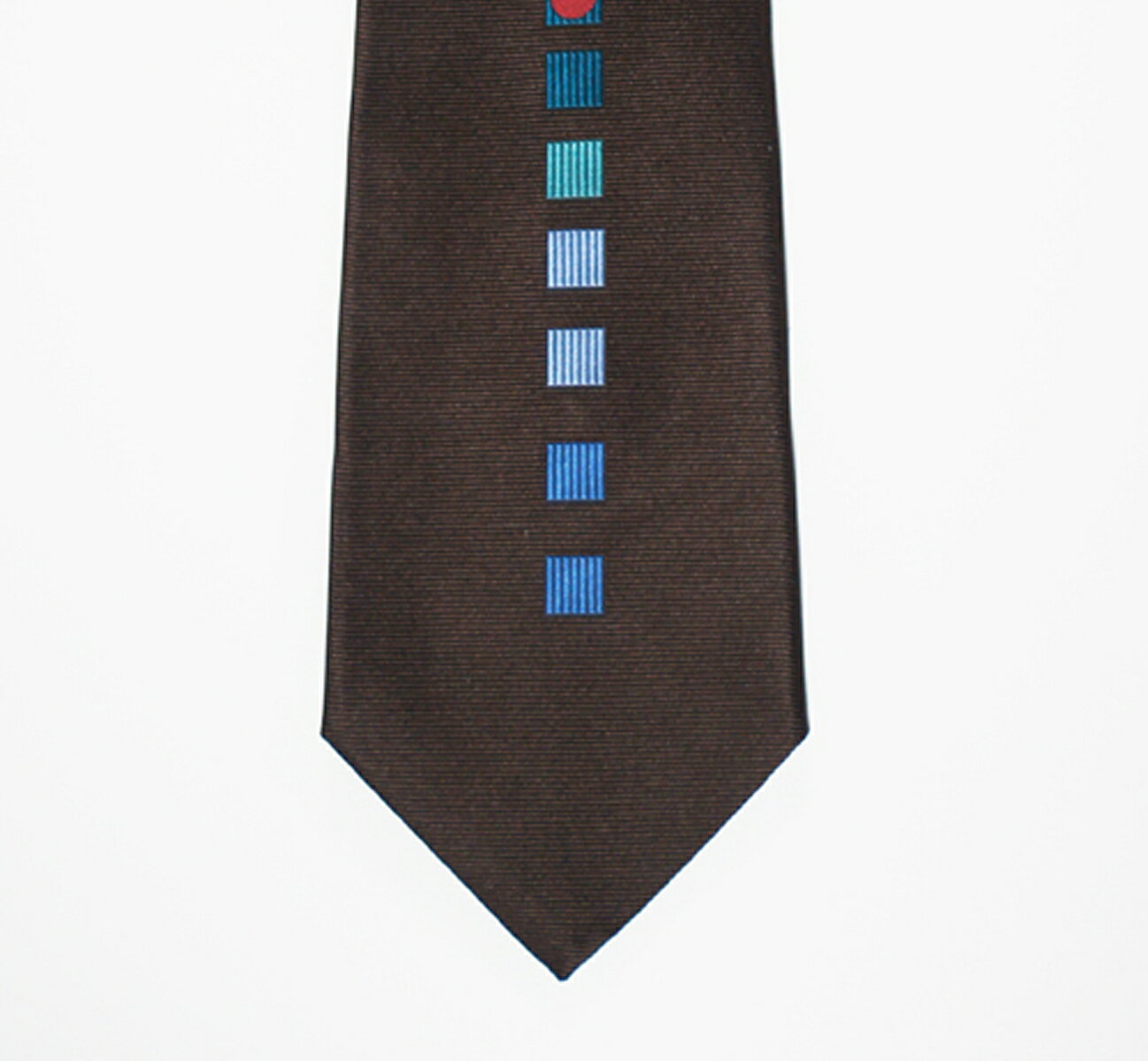 697 絹 100% ネクタイ えんじ地 プレゼント 大検9.5センチ