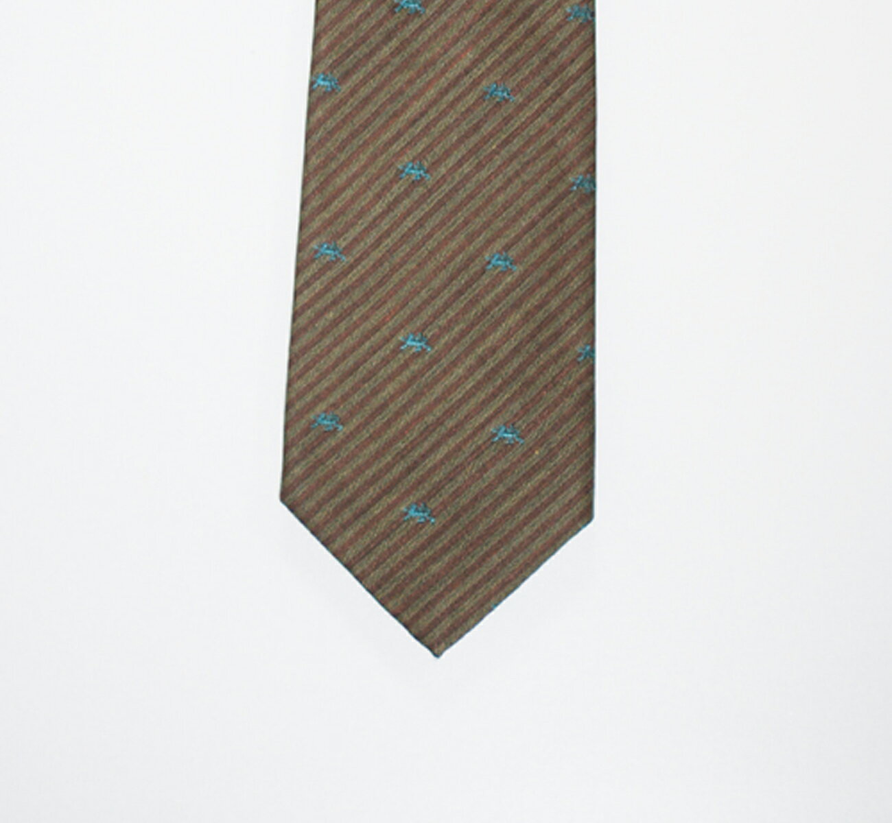 762 絹100% ネクタイ 短め 剣先7.5センチ