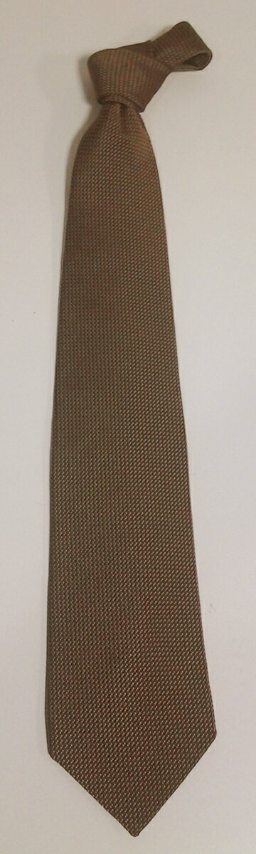 243　絹50％　西陣織　ネクタイ　新品　茶系　プレゼント