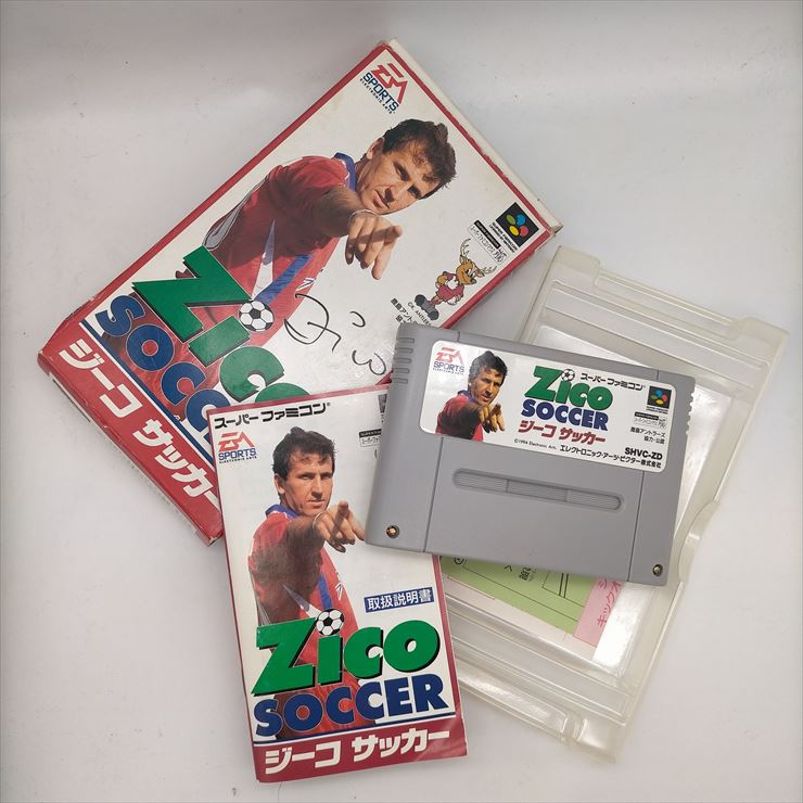 【中古】ジーコサッカー SFC スーパーファミコン スーファミ ゲーム サッカーゲーム エレクトロニック・アーツ・ビクター 箱説あり レトロゲーム 動作確認済 簡易クリーニング済 【朝9時までの…