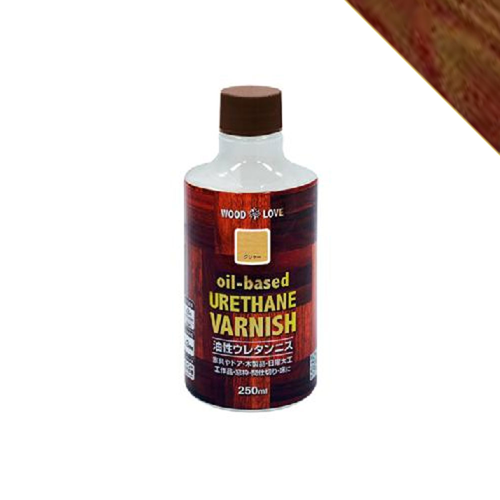 【送料無料】WOOD LOVE 油性ウレタンニス 「ウォルナット」 250ml ニッペホームプロダクツ ペンキ DIY 塗料 ペイントのサムネイル