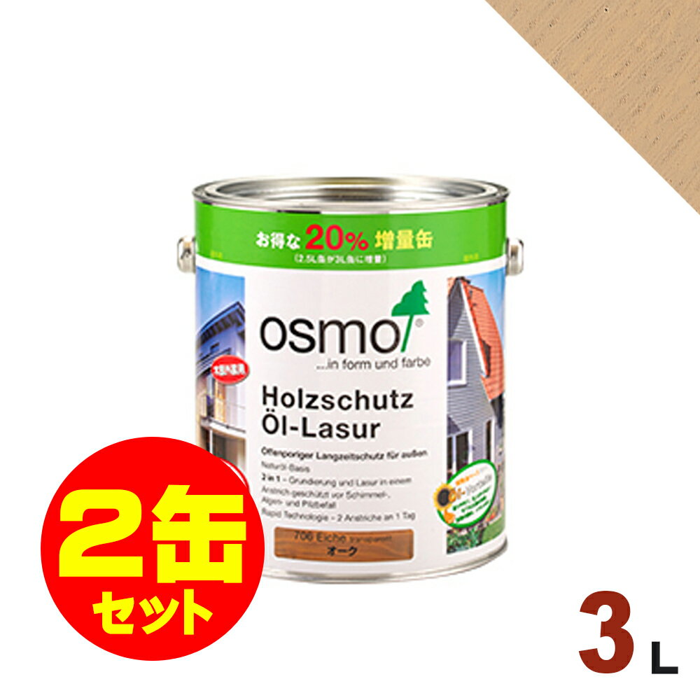 2缶セット割引！OSMO（オスモ&エーデル） オスモカラー ウッドステインプロテクター #733 ヘムロックファー 屋外 木部用 ドイツ製 自然塗料