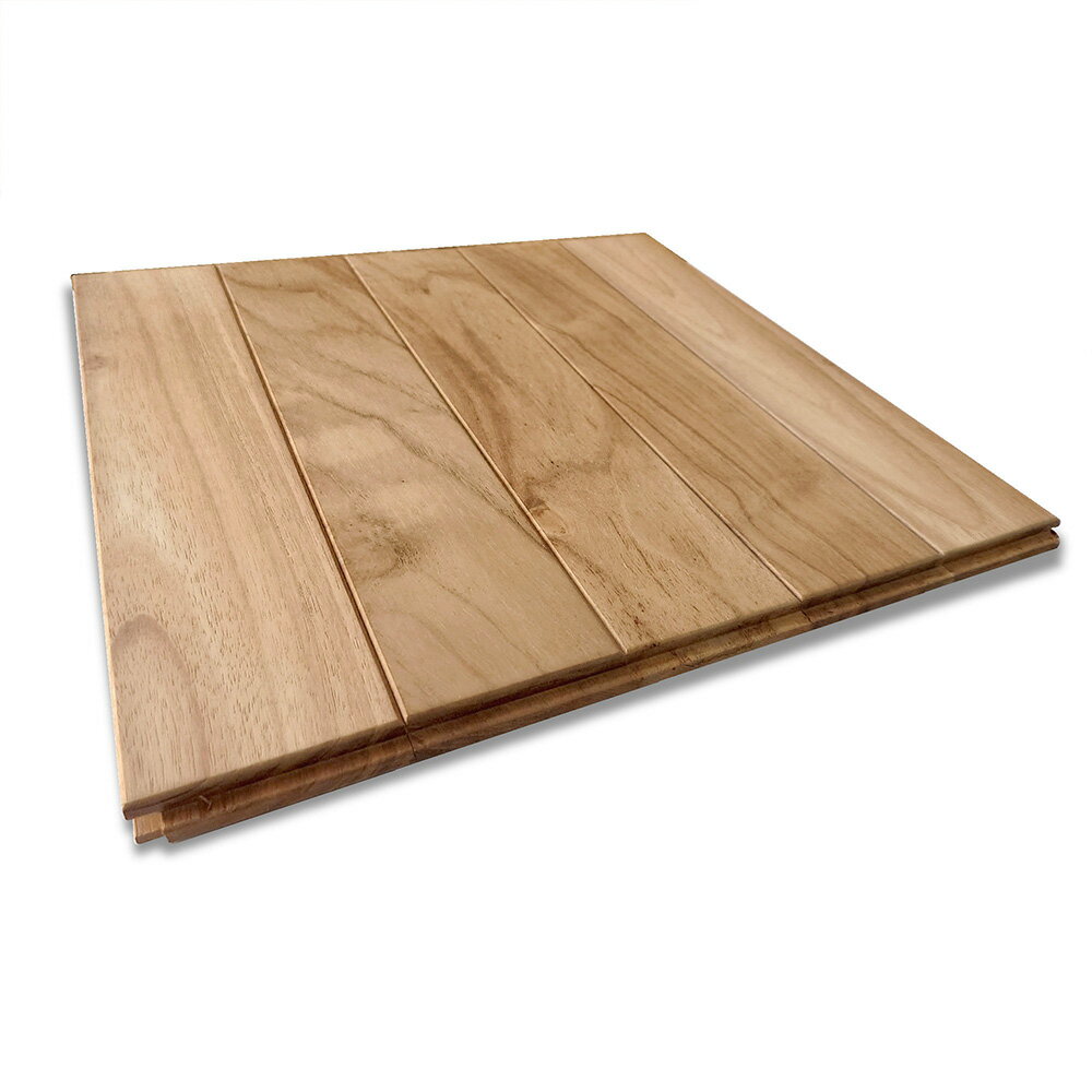 直貼り対応 インドネシアチーク パーケット（5P） 無垢フローリング 15x3030x303mm【プレミアム】アジ..