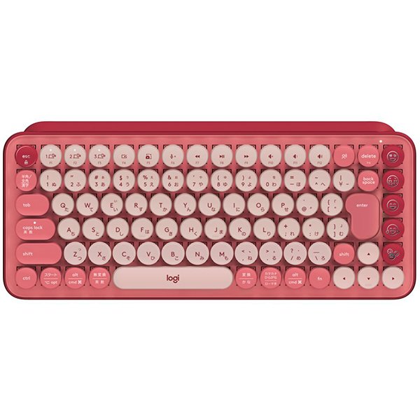 【送料無料、沖縄は配送不可】 ロジクール POP KEYS メカニカルワイヤレスキーボード パープル　K730ROのサムネイル