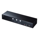 サンワサプライ SW-KVM2DMDU DVIデュアルモニタ対応パソコン自動切替器(2:1)(2)