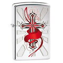 Zippo ジッポー ライター 28526 Cross with Wings USA 純正 アメリカ版製ライター import