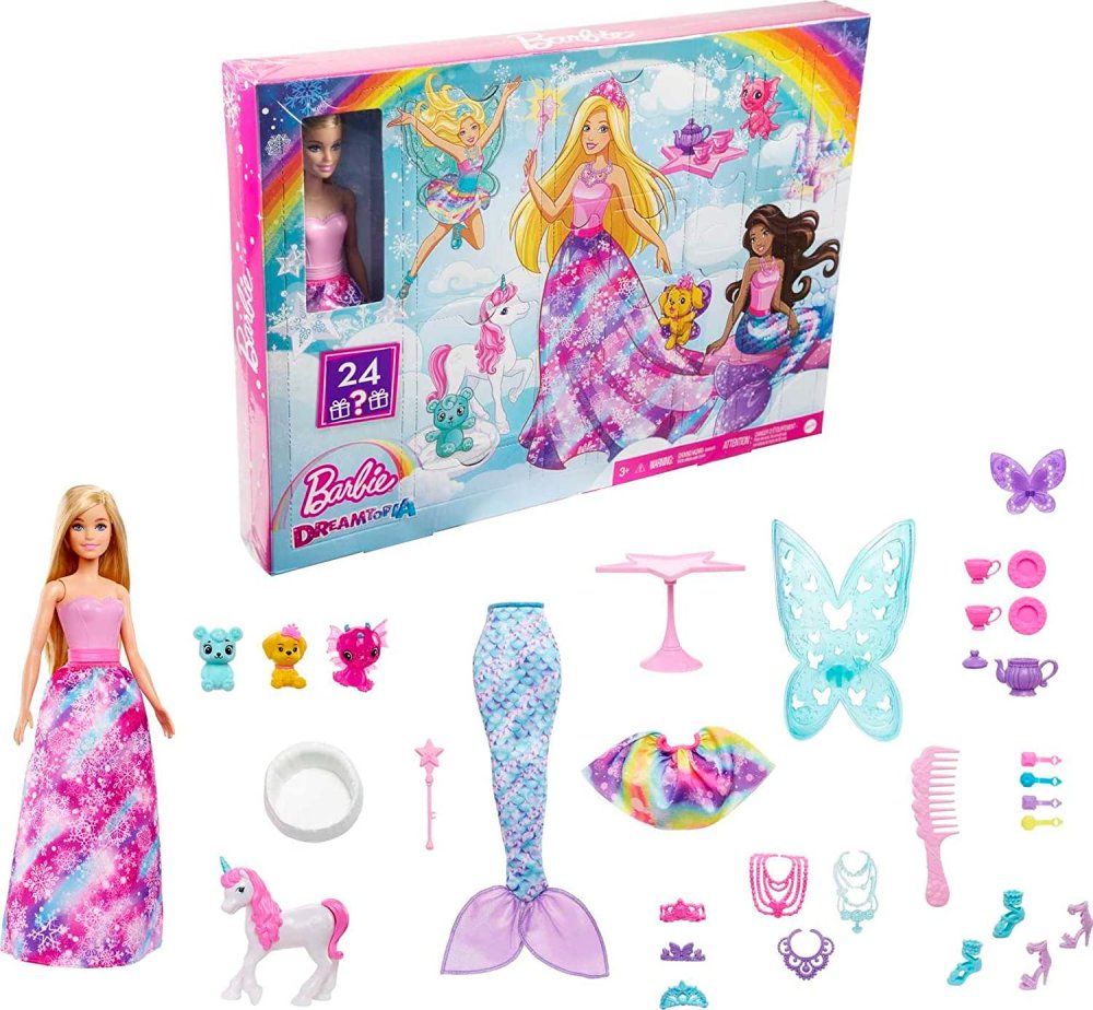 バービー バービー Barbie ドリームトピア アドベントカレンダー 着せ替え 人形 おもちゃ 輸入品