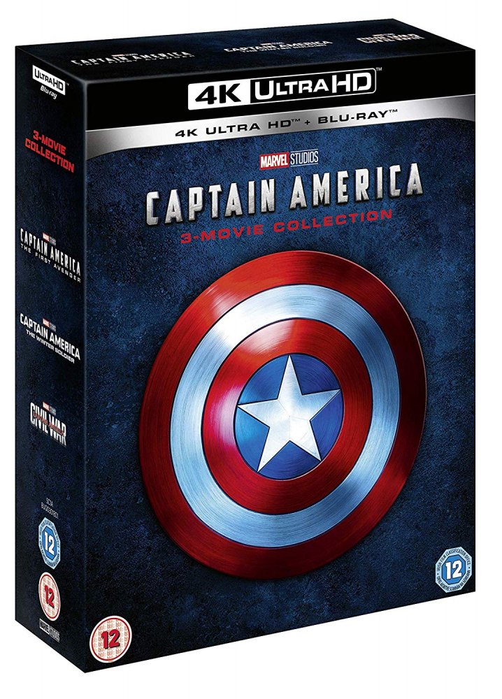 キャプテン・アメリカ 3ムービー・コレクション 4K ULTRA HD + Blu-ray 輸入版 キャプテンアメリカ 4K ULTRA HD