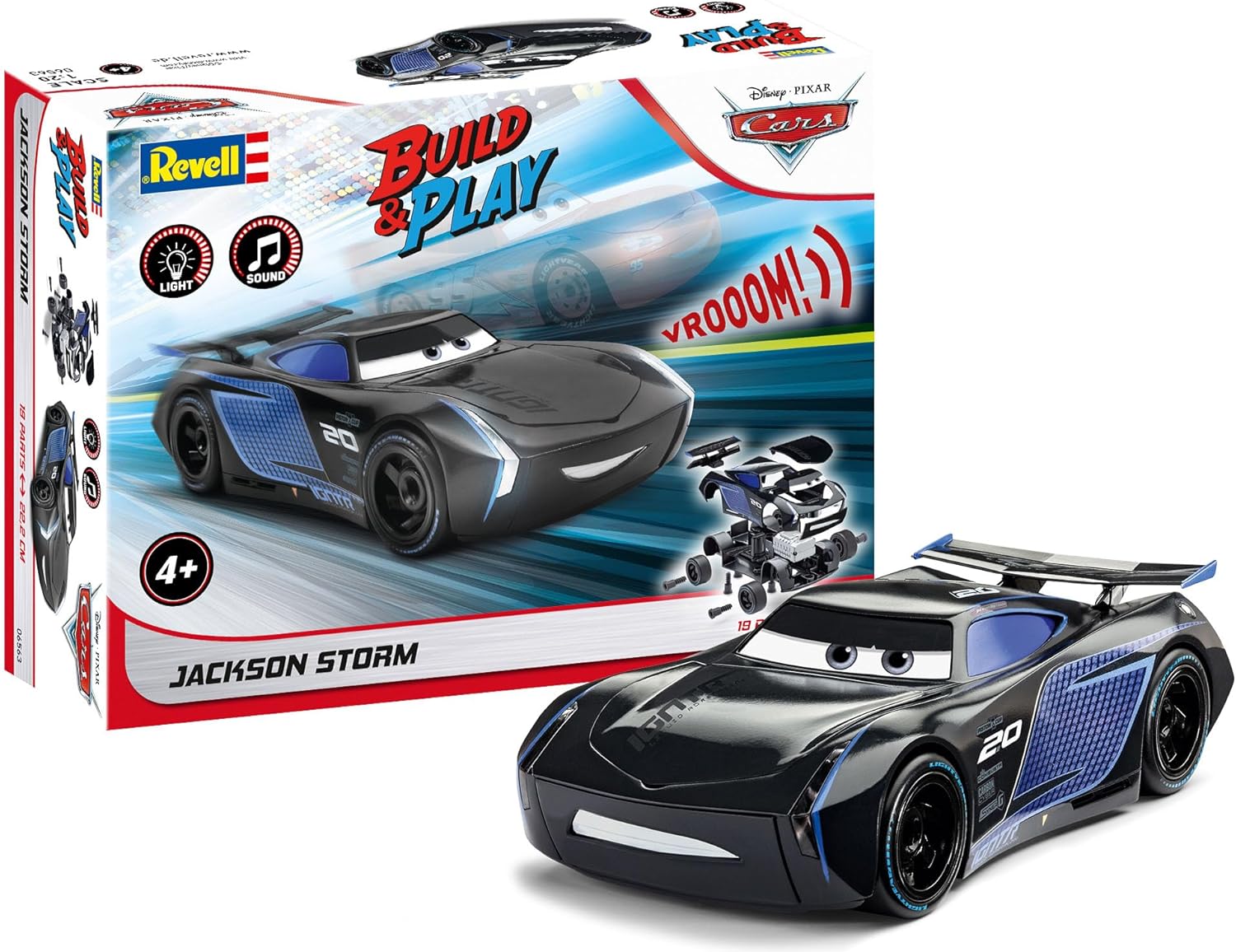 レベル カーズ ジャクソン・ストーム ミニカー おもちゃ 組み立てキット ジャクソンストーム おもちゃ ミニカー 輸入品