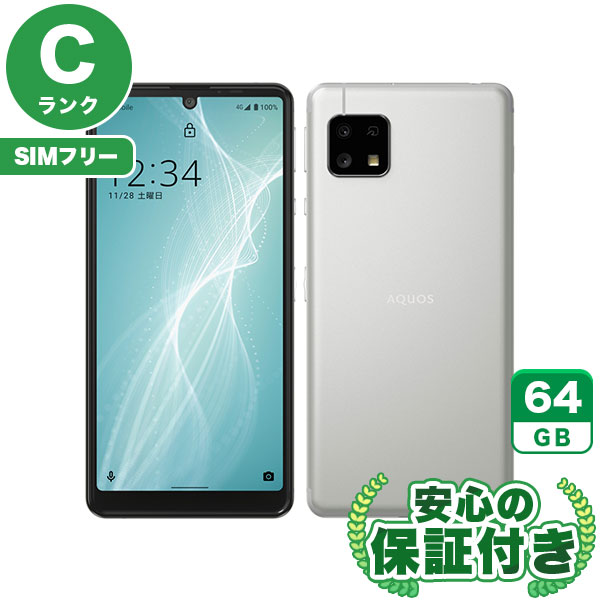スマートフォン本体 AQUOS sense4 basic(A003SH) Amazon | SIMフリー Ymobile AQUOS sense4 basic A003SH [シルバー