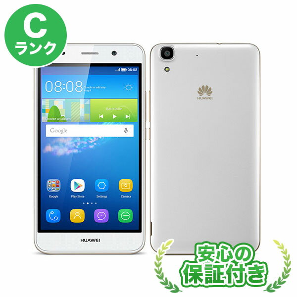 HUAWEI Y6 ホワイト 本体 [Cランク] スマホ 中古 送料無料 当社6ヶ月保証